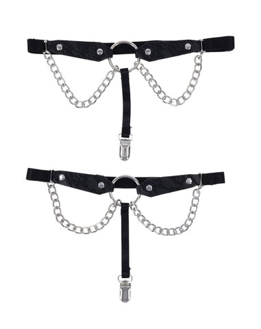 Chain Lace Garters