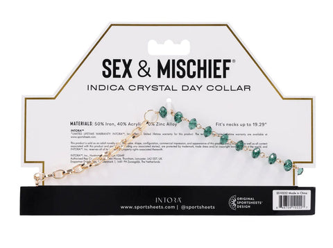 Indica Crystal Day Collar - Green