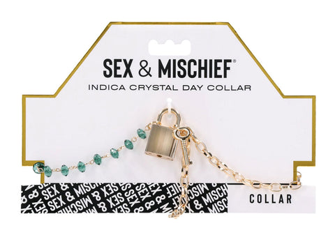 Indica Crystal Day Collar - Green