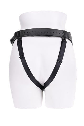 Aurora High Waisted Strap on - Black