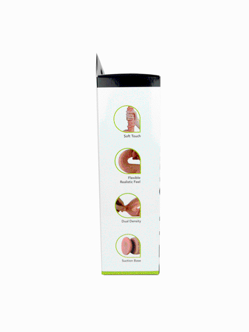 Real Skin 8" Dual Layer Dildo - Beige
