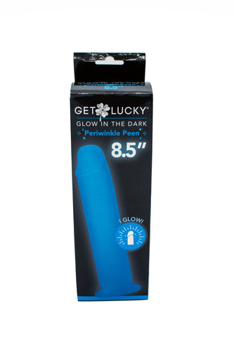 Get Lucky Glow in the Dark Periwinkle Peen -  8.5 Inch