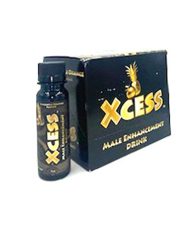 Xcess Energy Drink Male Enhancement 12 Ct Display  - Pineapple Orange