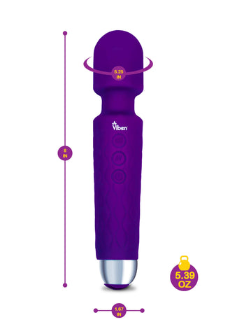 Tempest - Intense Wand Massager - Violet