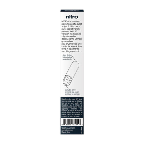 Nitro Rechargeable Bullet - Black