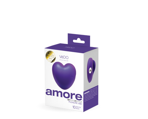 Amore Rechargeable Pleasure Vibe - Purple