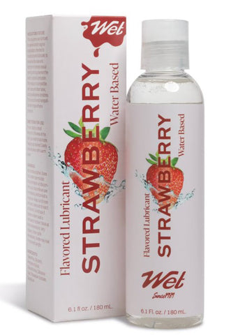 Wet Flavored Lubricant Sexy Strawberry 6.1oz