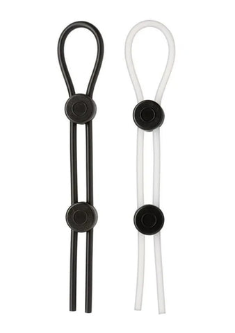 Cloud 9 Pro Sensual XL Cock Ring 2-Pack - Black/white