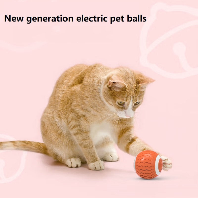 Interactive Cat Toy Wicked Ball with 2 Motion Modes