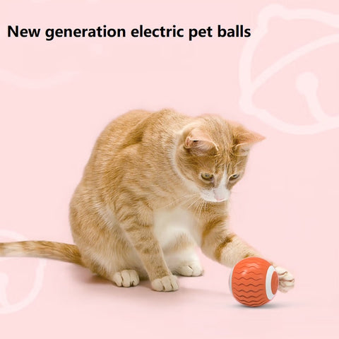 Interactive Cat Toy Wicked Ball with 2 Motion Modes