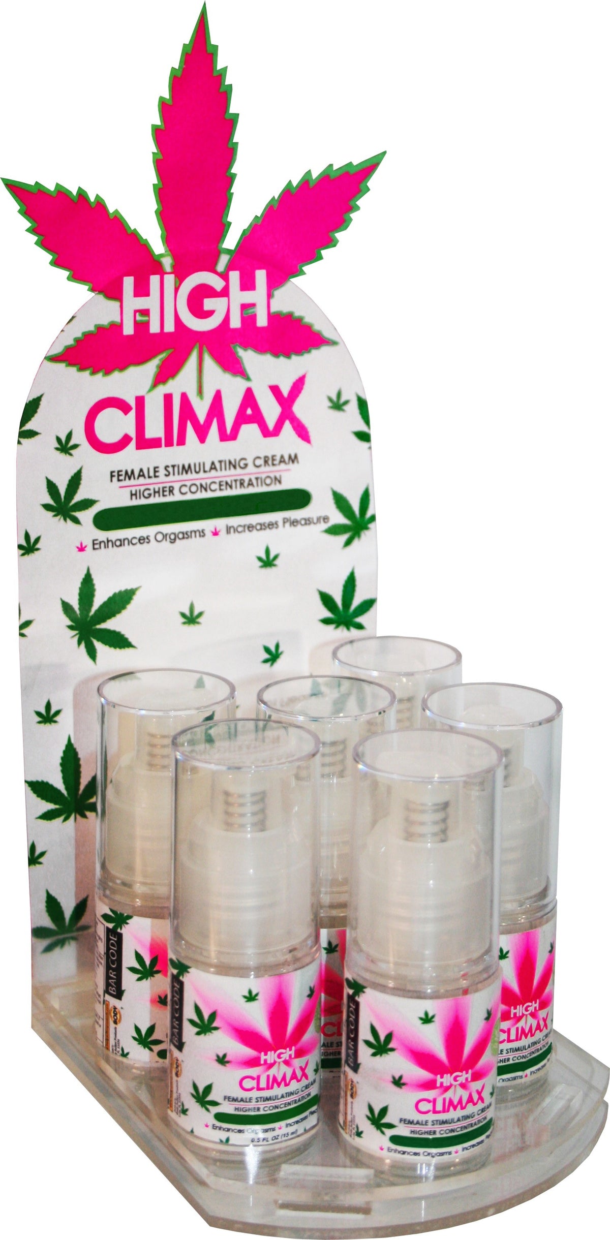 High Climax Female Stimulating Cream - 0.5 Fl. Oz. / 15 ml - 6 Count Display