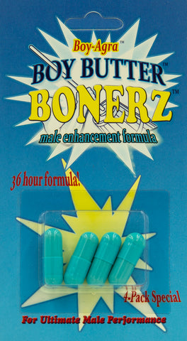 Boy-Agra Boy Butter Bonerz - Male Enhancement 4 Pack