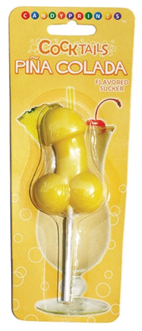 Pina Colada Cocktail Sucker