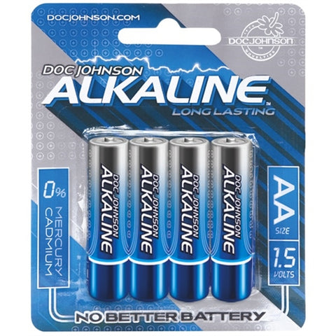 Doc Johnson Alkaline Batteries - AA - 4 Pack