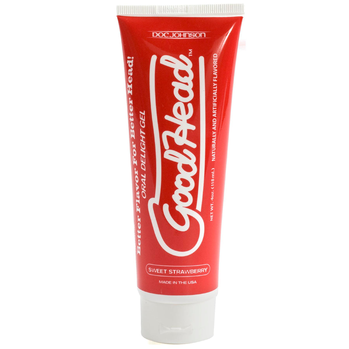 Good Head Oral Delight Gel 4 Oz - Sweet Strawberry