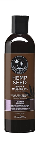 Hemp Seed Massage and Body Oil - Lavender - 8 Fl. Oz./ 237ml