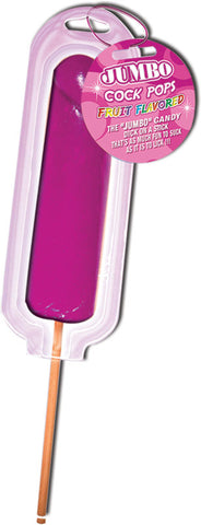 Jumbo Cock Pops Fruit Flavored - Cherry