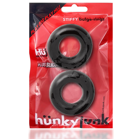 Stiffy  2 -Pack Bulge-Rings - Tar Ice