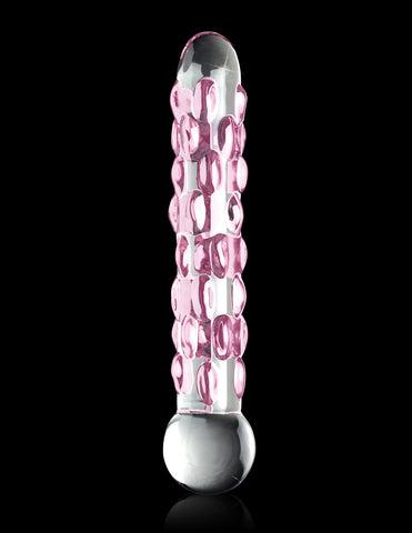 Icicles No. 7 - Clear / Pink