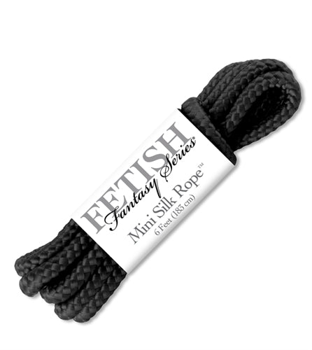 Fetish Fantasy Series Mini Silk Rope - Black