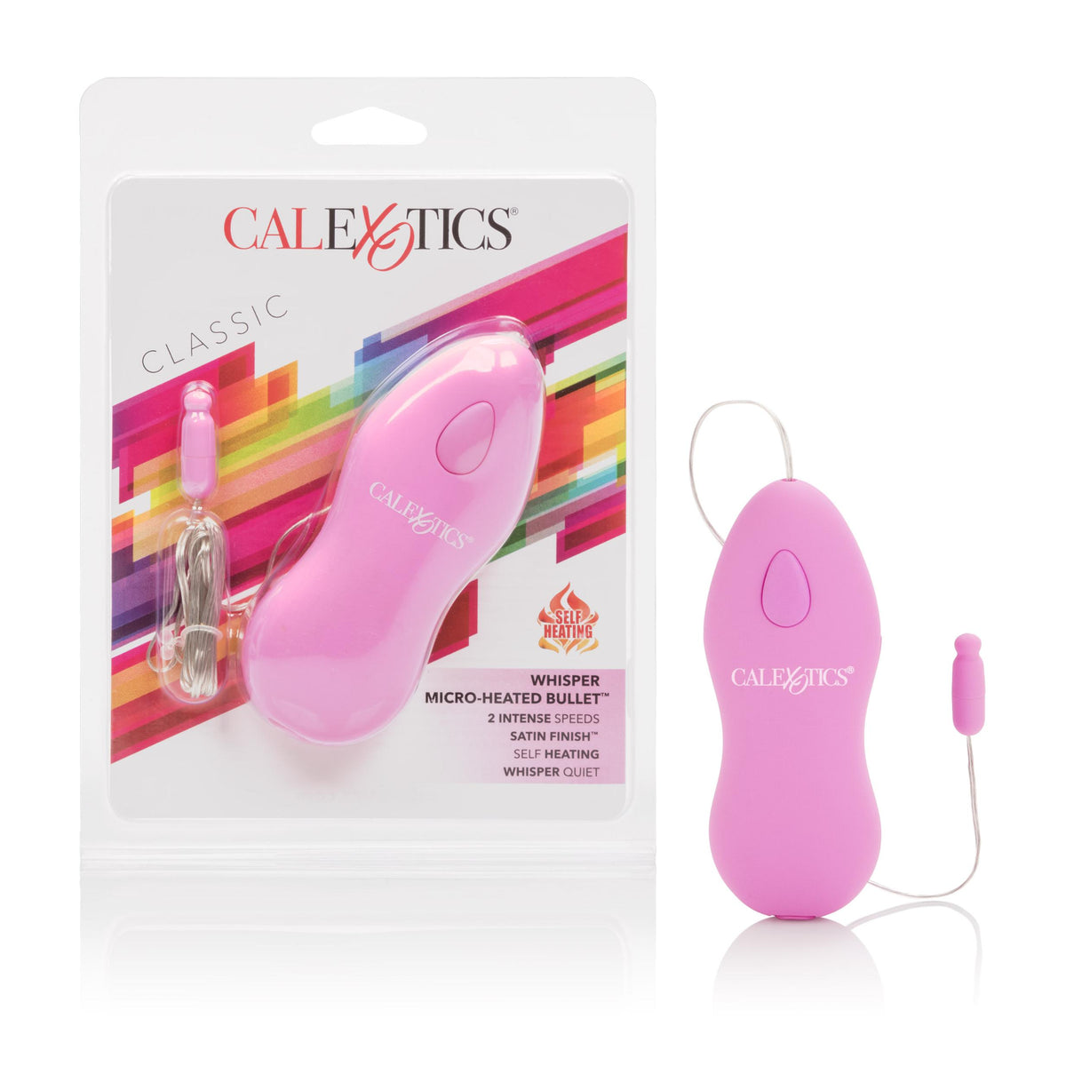 Whisper Micro Heated Bullet - Pink