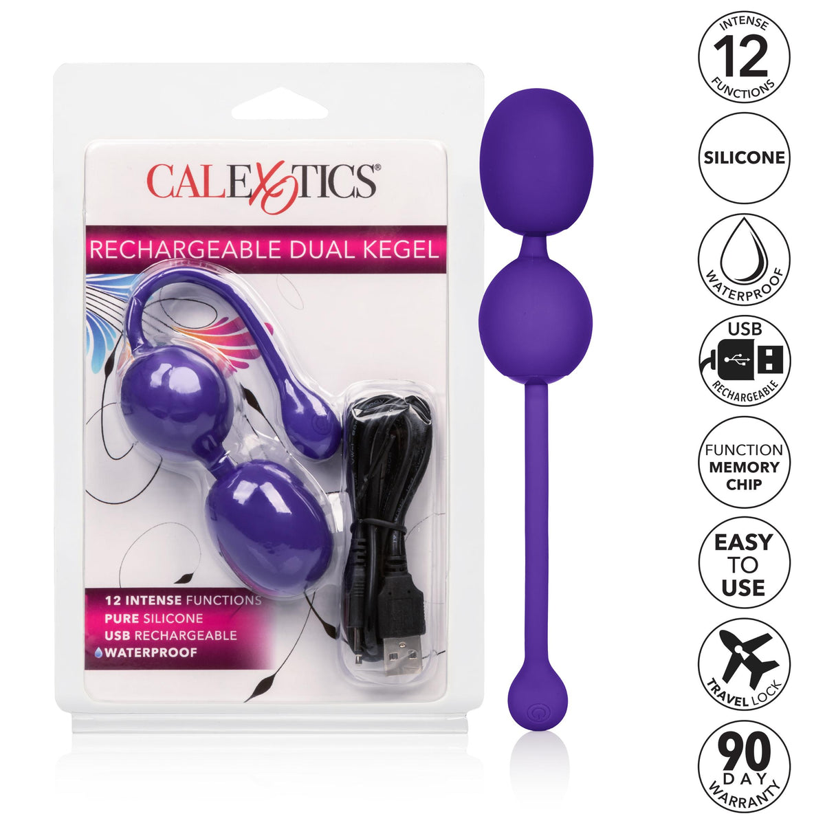 Rechargeable Dual Kegel - Purple