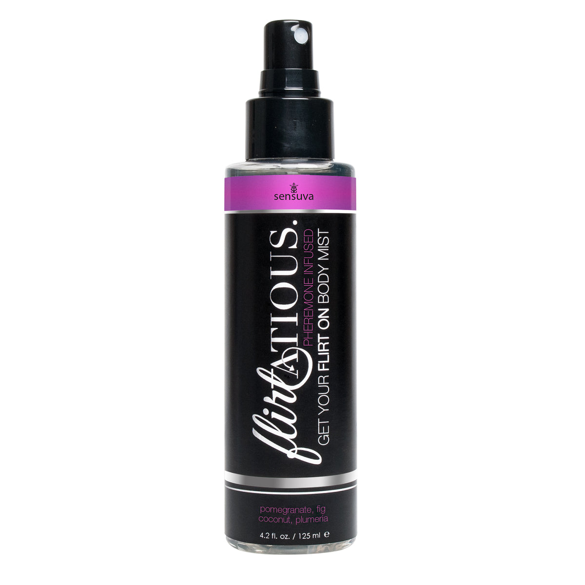 Flirtatious Pheromone Infused Body Mist - Pomegranate, Fig, & Plumeria - 4.2 fl.oz /125ml