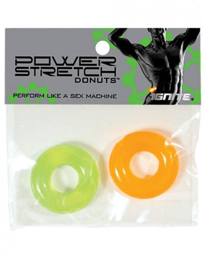 Power Stretch Donuts - 2 Pack - Orange and Green