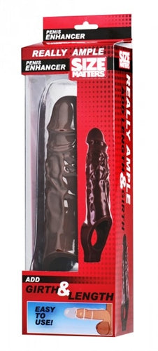 Really Ample Penis Enhancer Sheath - Brown